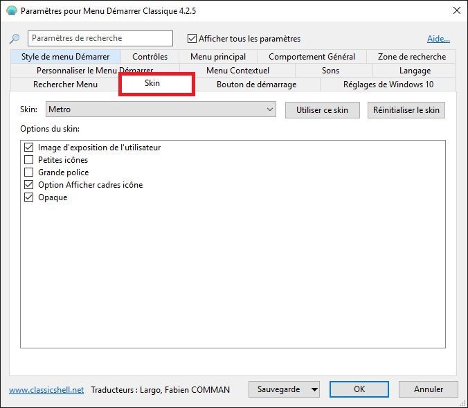 Comment remettre l'ancien menu démarrer de Windows 7 dans Windows 8.1 et Windows 10 , avec Classic Shell (TRES UTILE !!)
