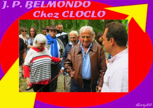 Jean-Paul BELMONDO CHEZ CLOCLO