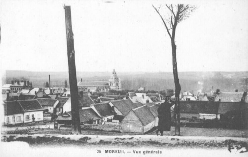 Moreuil - Vue générale (Archives Somme)