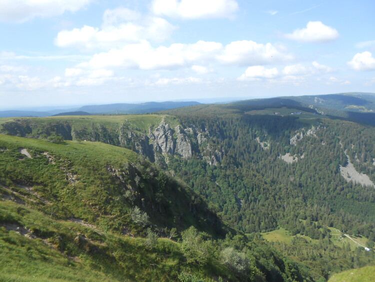 Vosges- les falaises de la Martinswand