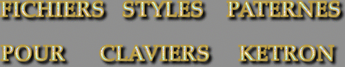 FICHIERS STYLES PATERNES SÉRIE 8071