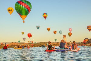 season balloons lake balloons balloons 