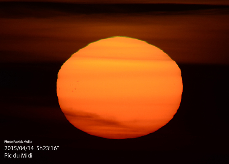 Lever de Soleil du 14 Avril 2015