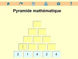 Math hérisson: pyramide des nombres