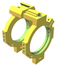 Bracket system for Samyang / Rokinon 135 f:2 telephoto lens