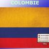 La Colombie drapeau sur table