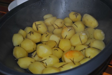 Pommes vapeur au romarin