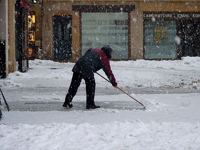 Metz sous la neige 22 Marc de Metz 06 02 2012