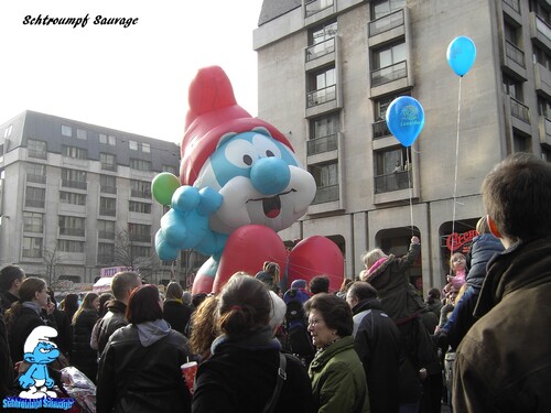 Ballon's Day Parade édition 2009 : les ballons Schtroumpf
