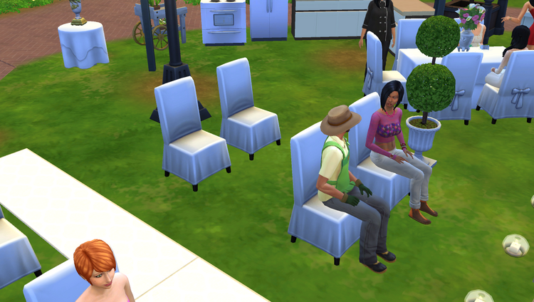 Sims 4 : jour de mariage des Fyres