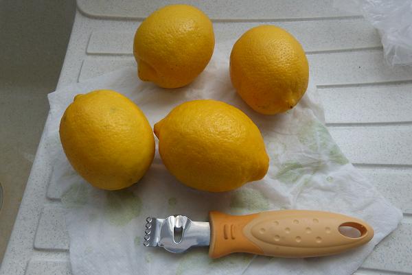 Confiture de courgettes et citrons...  