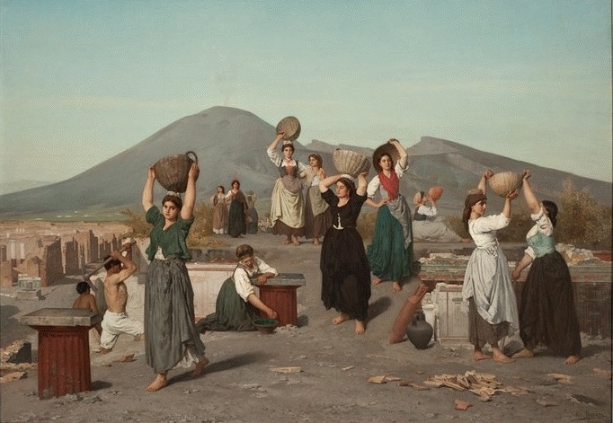 Fichier:Excavations at Pompei by Édouard Alexandre Sain.jpg — Wikipédia