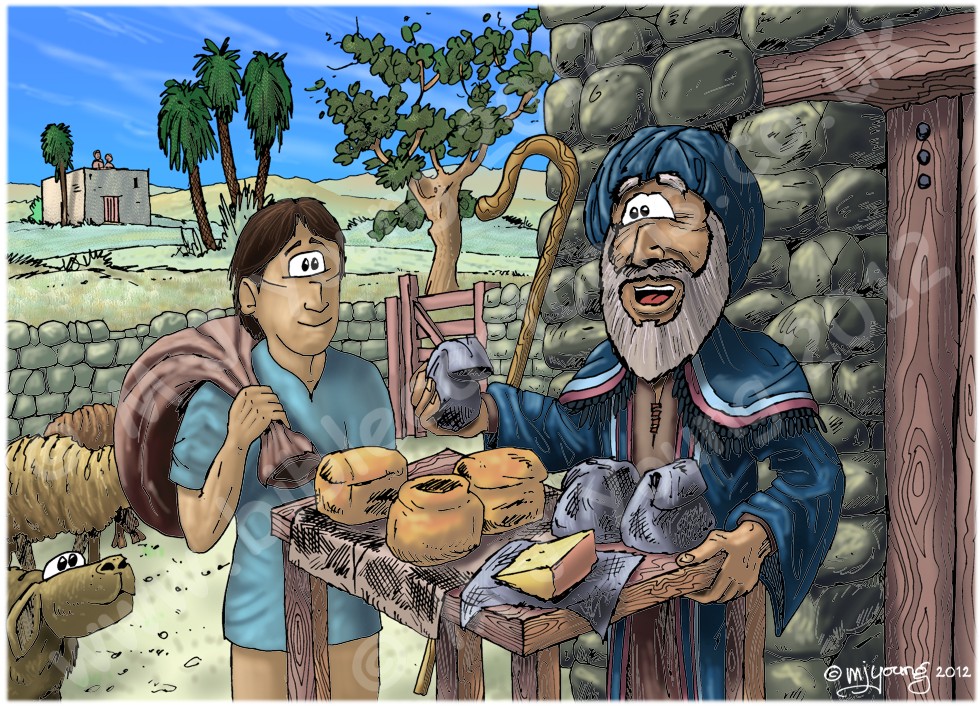 1 Samuel 17 - David and Goliath - Scene 02 - Jesse sends David