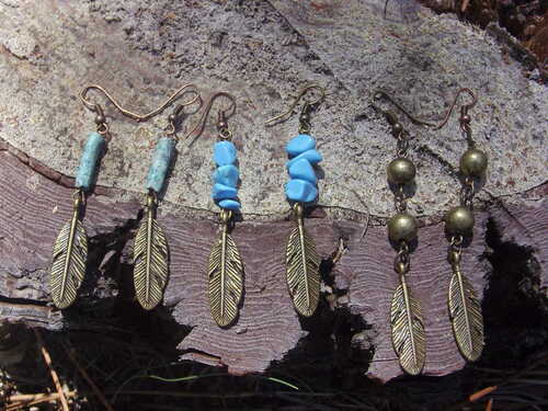 Boucles d'oreilles country