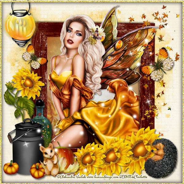 Autumn yellow fairy
