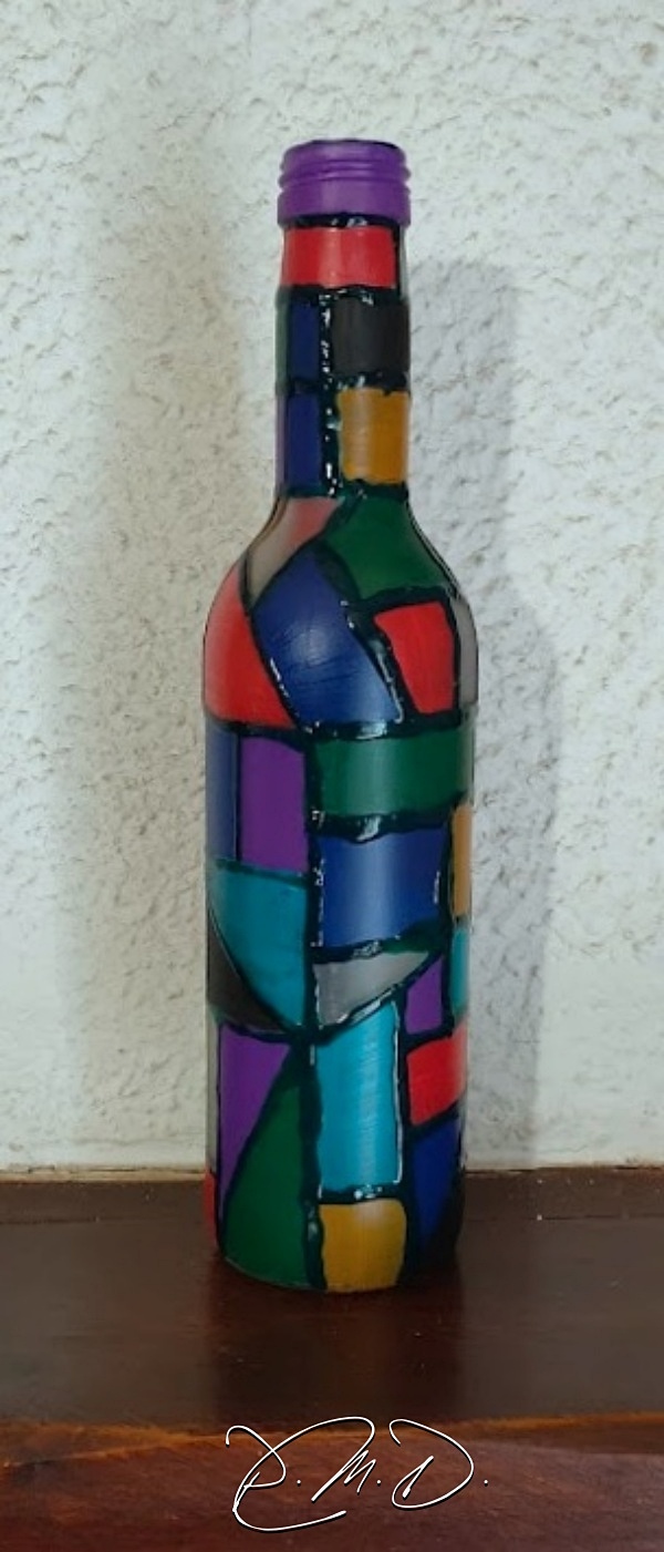 2022 C - Peinture acrylique et cerne relief - CP