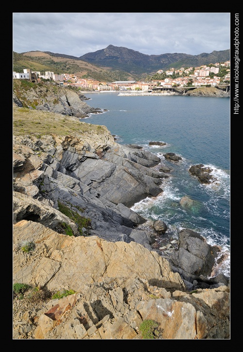 Le Cap Cerbère, Frontière Catalane Franco-Espagnol