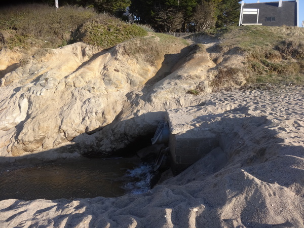 L'érosion de l'hiver sur la plage !