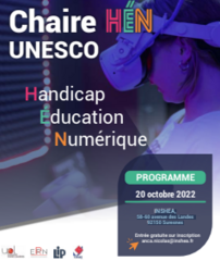 Inauguration de la Chaire Unesco handicap, éducation et numérique
