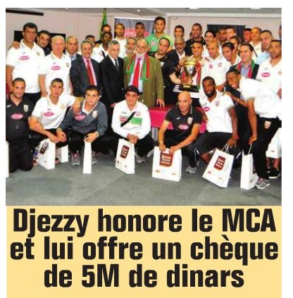 Mercredi 21.05.2014 Djezzy Honore le Mouloudia
