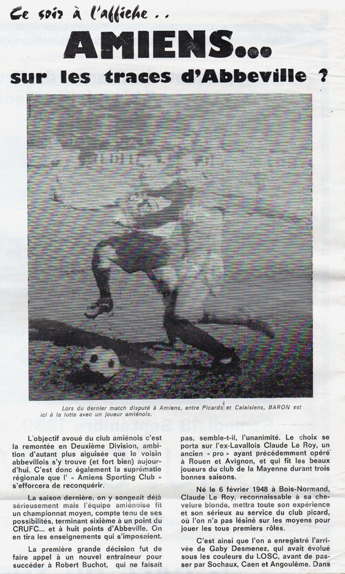 Allez Calais - Saison 1979/1980 - n° 2