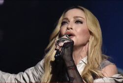 La chanteuse Madonna