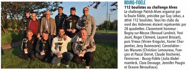 Bourg-Fidèle - Challenge du 25 mai 2019