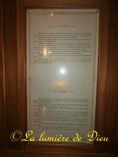 La Panne : Crypte Notre-dame de Fatima