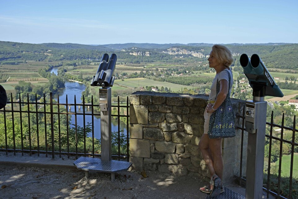 J14 - Périgord - Vallée de la Dordogne - Domme - Panorama sur la vallée