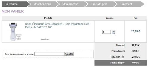 lien parrainage plastimea et test râpe électrique 