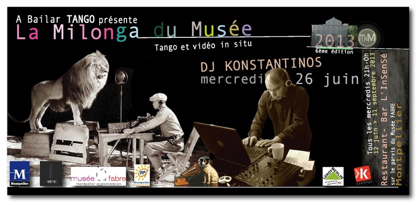 DJ KONSTANTINOS mercredi 26 juin à La Milonga du Musée