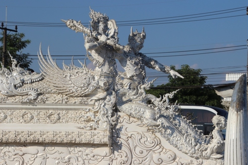 Le temple blanc à Chang Rai