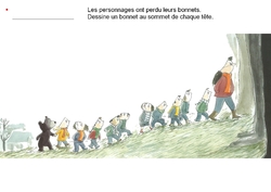 Un ours à l'école