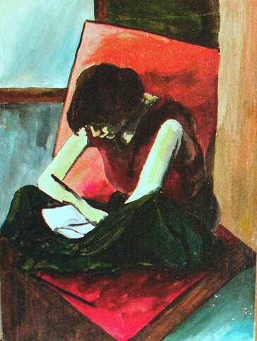 04 - Femmes lisant- Peintures 20 ème siècle jusqu'à aujourd'hui