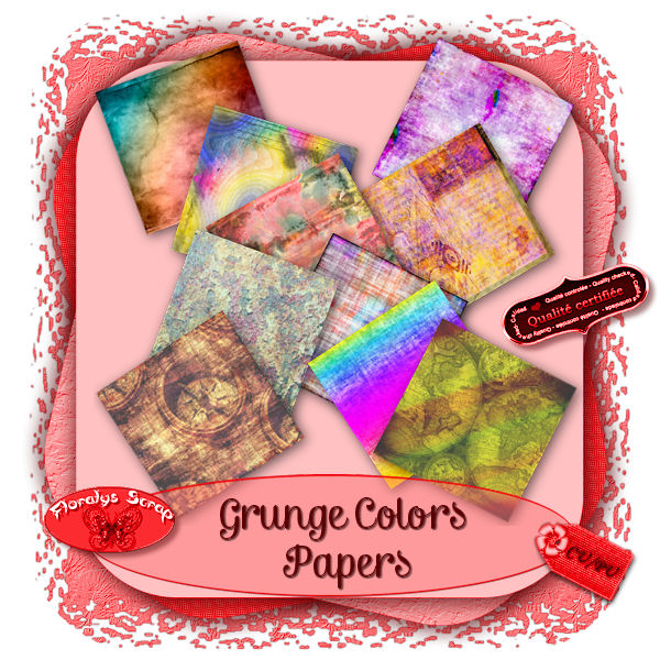 CU/PU Grunge colors papers