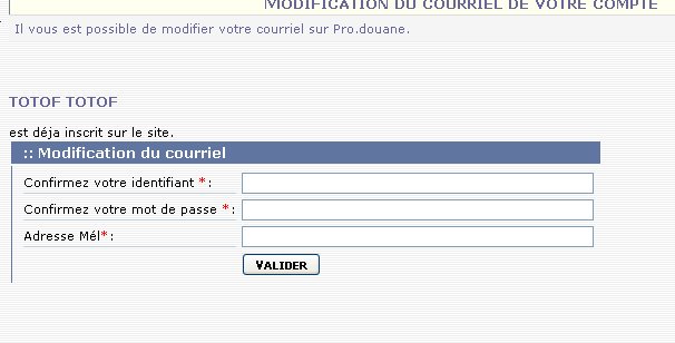 Recevoir vos accusés de réception et changement de mail