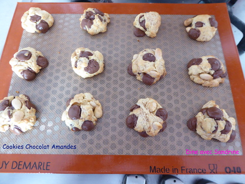 Des Cookies Chocolat Amandes