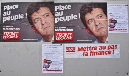 affiche election présidentielle 2012 Mélanchon 0