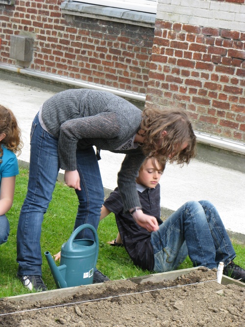 Le jardinage à l'école