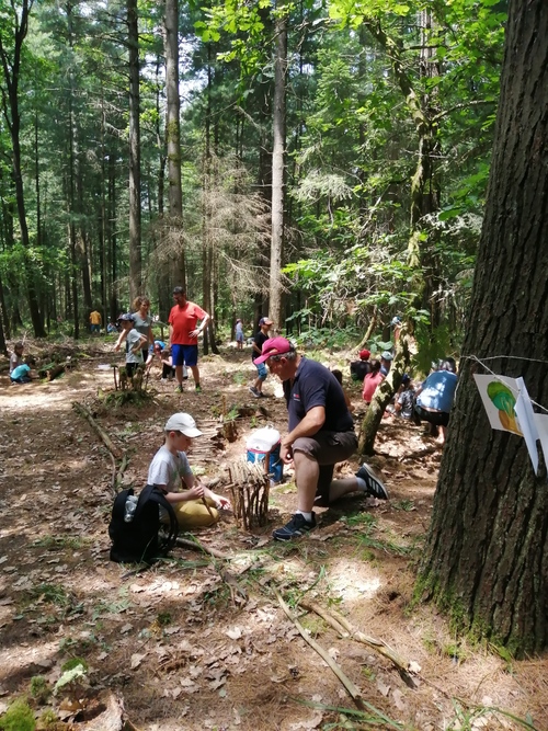 L'inauguration du sentier pédagogique