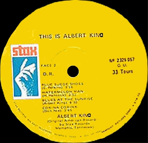 Special Disc Jockey : Album " This Is...Albert King Vol 6 " Stax Records 2325 057 [ FR ]