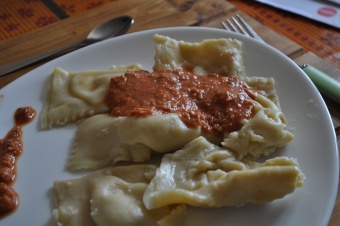 Raviolis à la crevette et sa sauce tomate-crevette