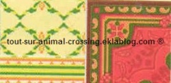 papier peint & sol animal crossing DS