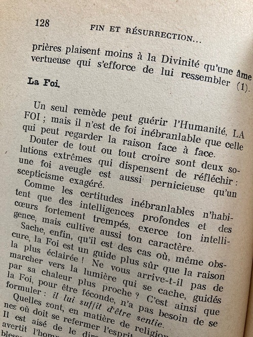 Édouard Saby, Fin et Résurrection d'un monde (1948)-p.128 (Auréole de la conscience)