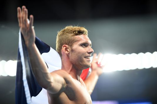 Kévin Mayer, médaillé d’argent, jeudi 18 août, à Rio.