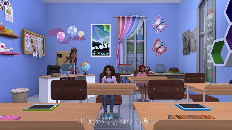 #sims4 L'école le colibri rouge.