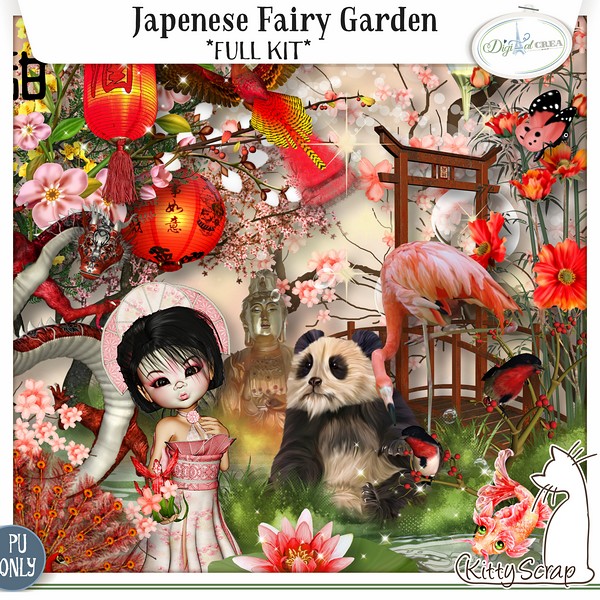 kit japenese fairy garden de kittyscrap