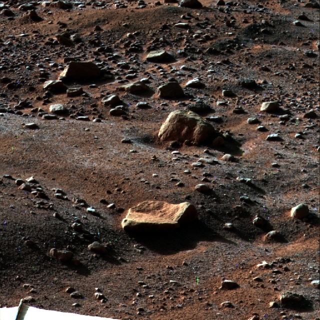 Suivi du dépot de givre sur Mars