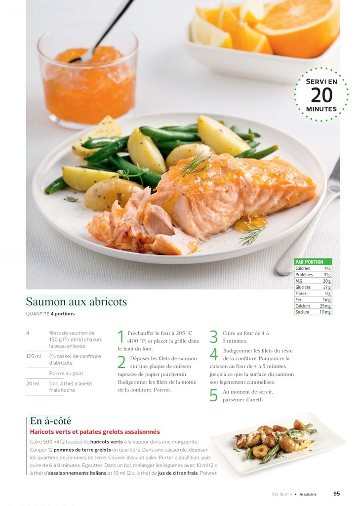 Recettes 4:  Je cuisine express (6 pages)