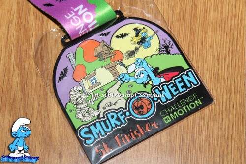 Médaille Schtroumpf Smurf-O-Ween CHALLENGE IN MOTION 2023